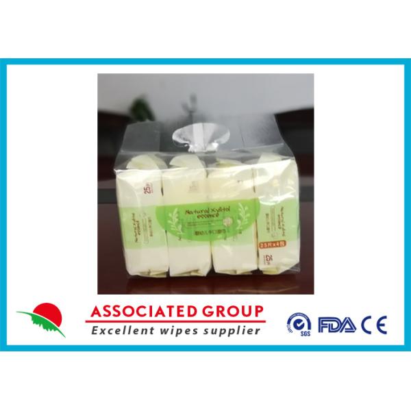 Супер очищенный младенец воды влажный обтирает естественную суть ксилита для руки/рта