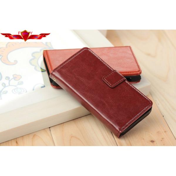 Genuine Sheepskin Leather Blackberry Z10 Wallet Leather Cases Multi Colors