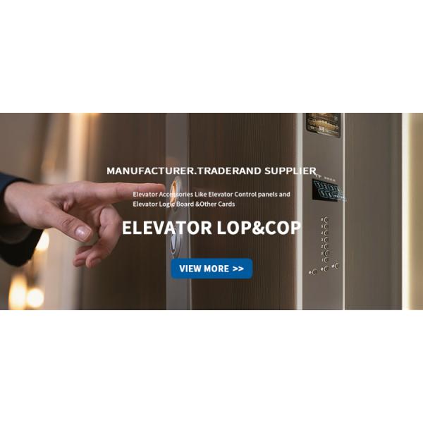 Custom Elevator LOP Operating Panel with Dot Matrix Display DC24V Power Supply and Stainless Steel Material