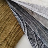 Tissus de velours de tapisserie multicolores résistants au rétrécissement, tissu jacquard personnalisé