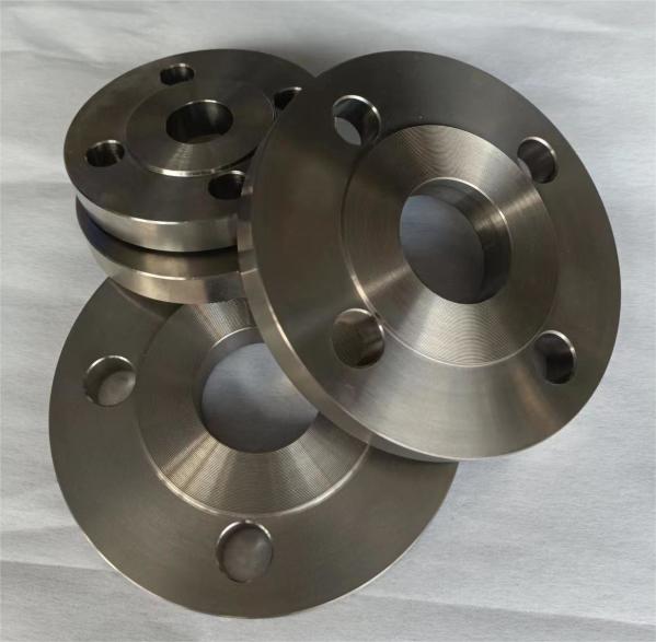 Titanium Flat Welded Flange / Welding Plate Flange With Gr1 Gr2 Gr9 Gr10