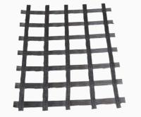 Asphalt Glass Fiber Geogrid 150-150KN/M For Airport Taxiway Pavement