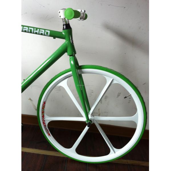 700C Teny Mag 5-Spoke Wheel Fixie Bike Fixed Gear Bike for Men Load Capacity 150KG End