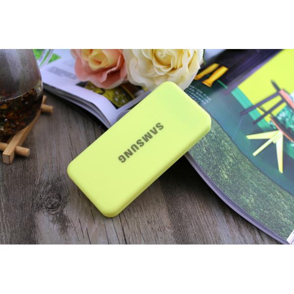 Super Slim Rubber Oil Casing Mobile Power Bank 6000mAh Samsung Battery Power Bank 5V 2A