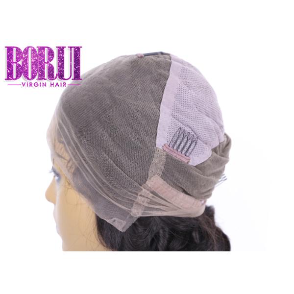 Brazilian Glueless Full Lace Human Wigs 250% Density Loose Wave No Shedding