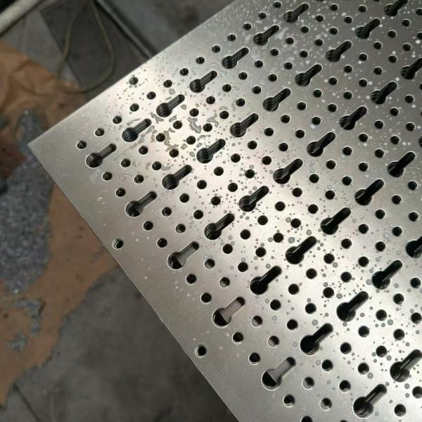 Stainless Steel Perforated Metal Plate with Hexagonal Hole Pattern