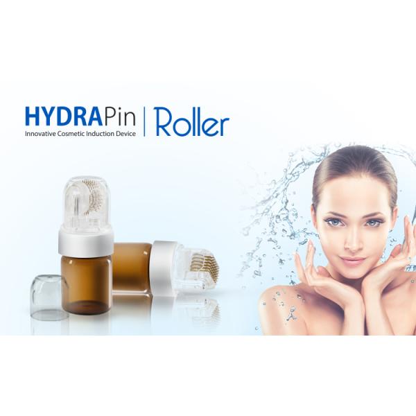NO Plugs Type Newly Designed 42/150Gold Titanium Microneedle Hydra Stamphydra Roller for Skin Rejuvenation