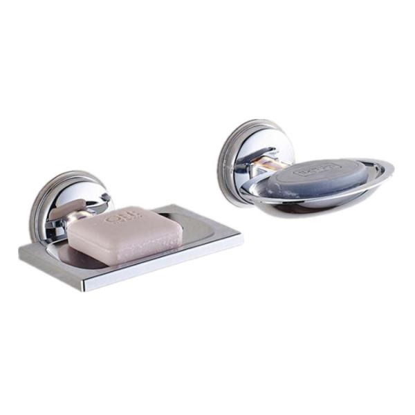 Dorm Room RV Punch Free Suction Cup Soap Holder Home Bathroom Accessories