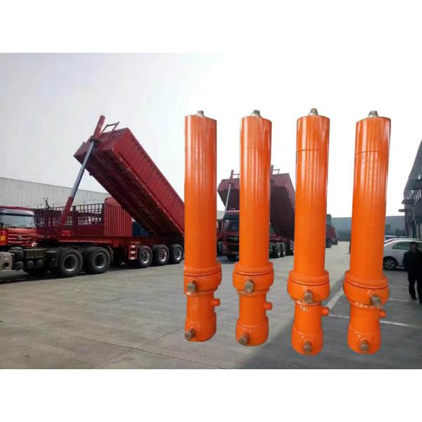 100t Industrial Hydraulic Cylinder 50 mm Stroke Piston Chromed For Haul Truck
