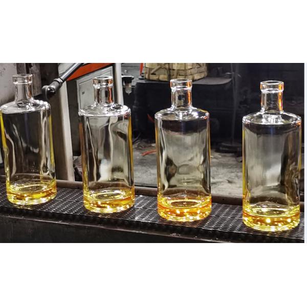 Затвор бутылки 850g джина водки 21.5MM рома стеклянный неубедительный стеклянный