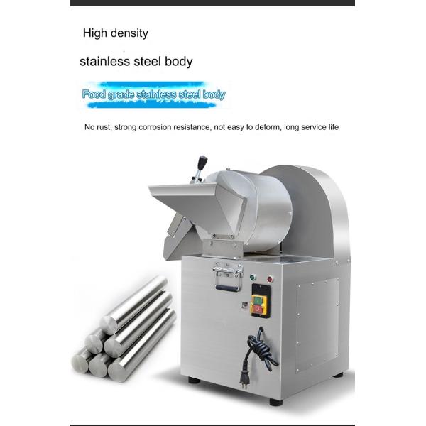 Commercial Vegetable Dicer with 300KG/H Capacity and 1-10mm Thickness Adjustment