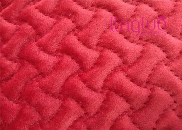 High Density Sofa Cushion Fabric / Sofa Stretch Velvet Fabric