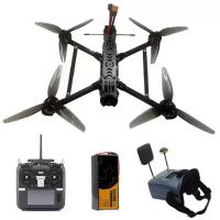 Drones FPV de corrida personalizados com motores sem escovas pretos Tempo de voo longo Carga útil pesada