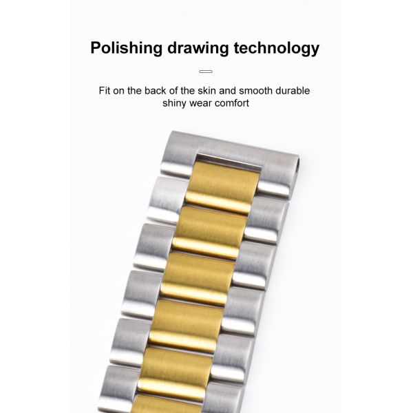 Durable Magnetic Stainless Steel Watch Band · Customizable Logo