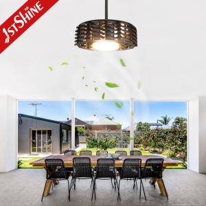 22 polegadas de lâmina LED ventilador de teto candelabro 110V Três cores