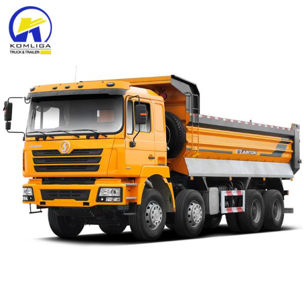 Second Hand 8L Engine Capacity Front Lifting Style Shacman 8X4 12wheels Dump Truck