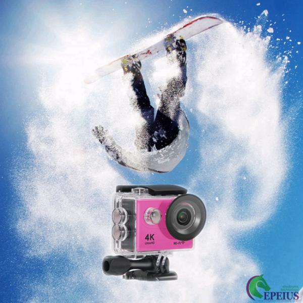 Video H9 LT 4k Ultra Hd Waterproof Action Camera Fish Eyes Lens Waterproof  30 Meters