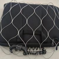 80mm Holesize souple en acier inoxydable corde anti-vol sac en maille