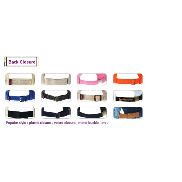 Copie en soie de Snapback de chapeau de chapeau de 7 trous de plastique de fermeture réglable bleue de dos sur des panneaux