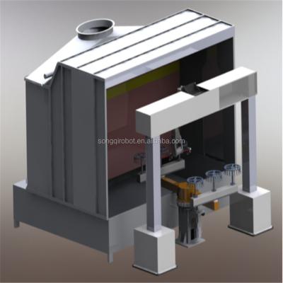 cabine de pulverizador de aço inoxidável 7KW da cortina de 40mm para a máquina de pintura