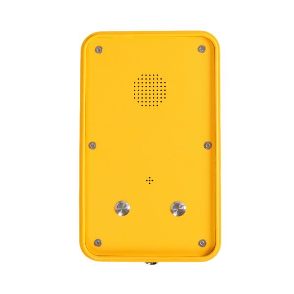 Aluminum Alloy Industrial Weatherproof Telephone IP67 PoE SIP VoIP Wall Pillar