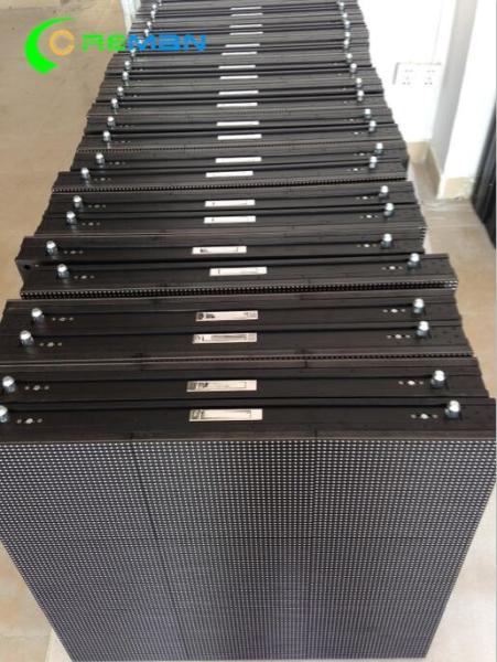 Rental P4 P5 Outdoor Full Color LED Screen 64x64 96x96 Brushed Aluminum Made