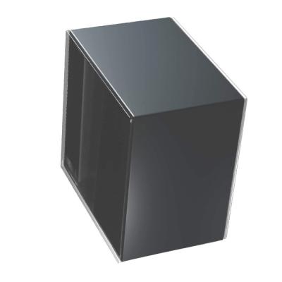Candelabro de parede solar exterior antracífero da parede luz exterior da parede do cubo de 100 lúmens