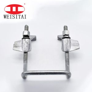 D12 Madera H20 Clampada de vigas Accesorios de encofrado Electro galvanizado