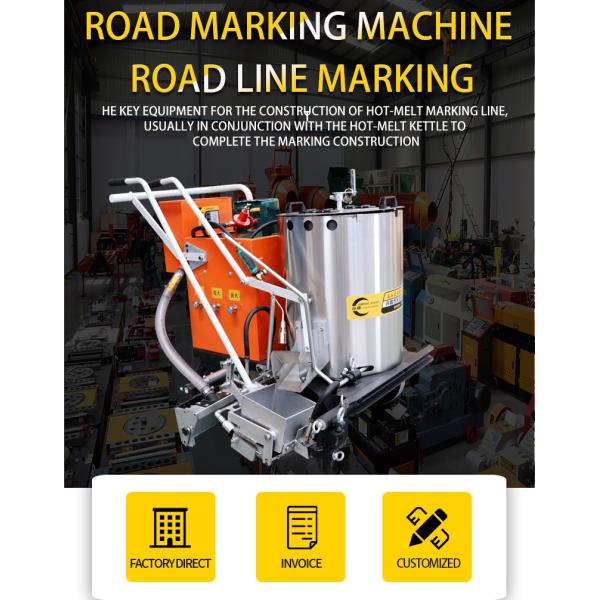 Easy-operated Road Marking Machine Line Compare Painting Thermoplastic Road Paint Machine