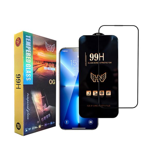 99H Cell Phone Tempered Glass Screen Protector Iphone 14 Full Coverage