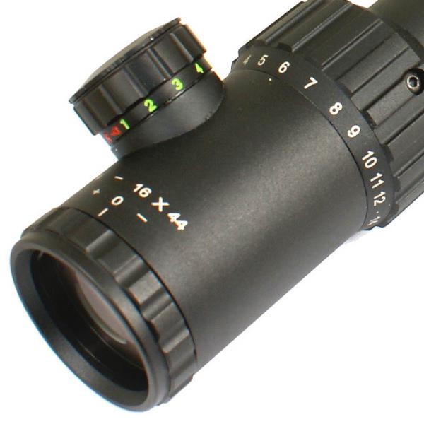 Long Distance16x44mm Illuminated Tactical Scopes Red Green Mil Dot