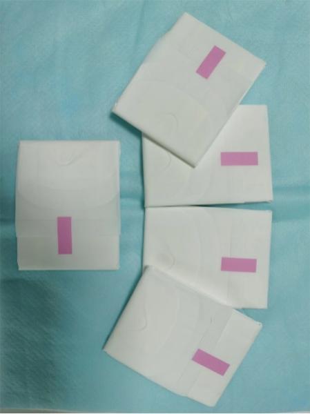 245mm Breathable Organic Female Sanitary Pads Without Flavor