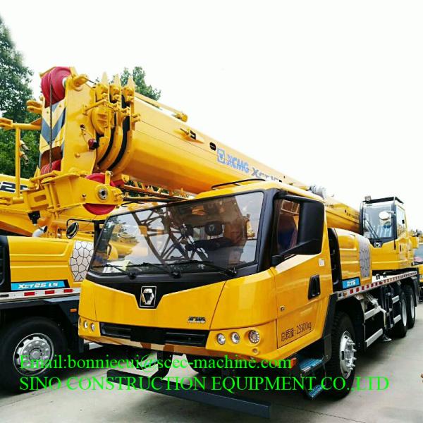 16 Ton XCT16 Hydraulic Telescopic Truck Crane Fully Extended Boom