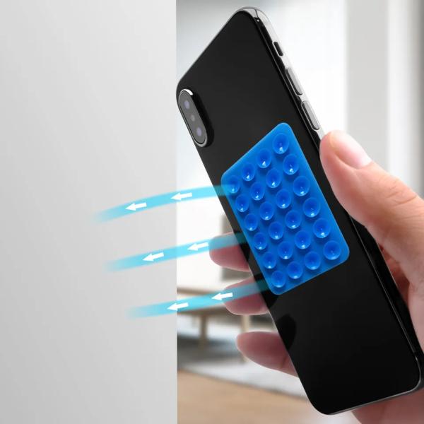 Silicone Suction Cup Phone Case Holder for Selfies and Videos Mobile Device Mount