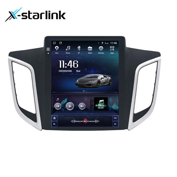 Android  9.7 Car Stereo DVD Player GPS Navigation For Hyundai IX25 2014-2017