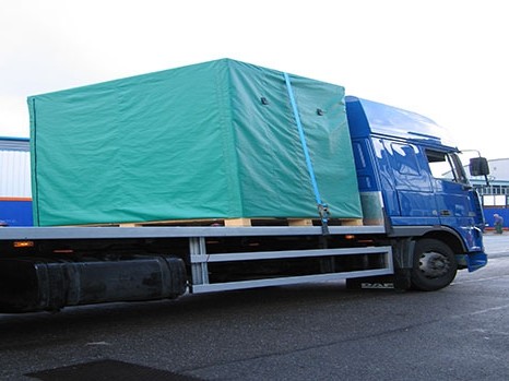 Deep Beige Coated Waterproof PVC Tarpaulin Temperature And Weather Resistant