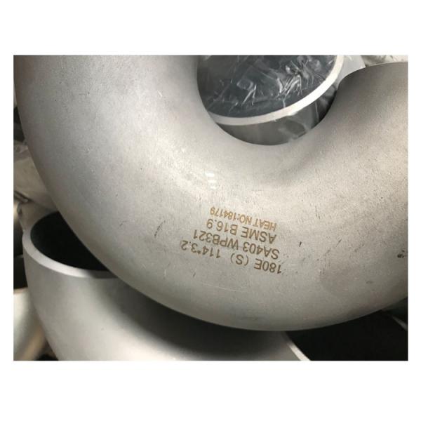 Seamless 304 180 Degree Stainless Steel Elbow SCH5 Polished Surface