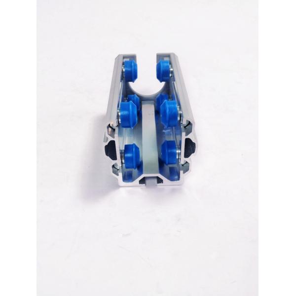 28mm Diameter Aluminium Tube PE Wheel Aluminium Roller Track Parallel Connection AL-44