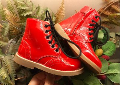 Real Leather Round Toe EU30 Stylish Kids Shoes