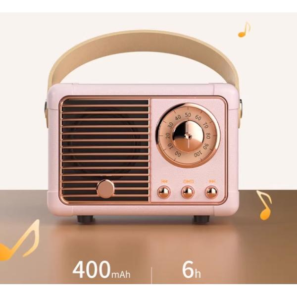 Mini Retro Bluetooth Speaker Wireless Multi Functional Bluetooth Speaker 5.3