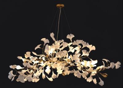 Project Chandelier Living Room Dining Room Lamp Light Luxury Leaf Villa Chandelier