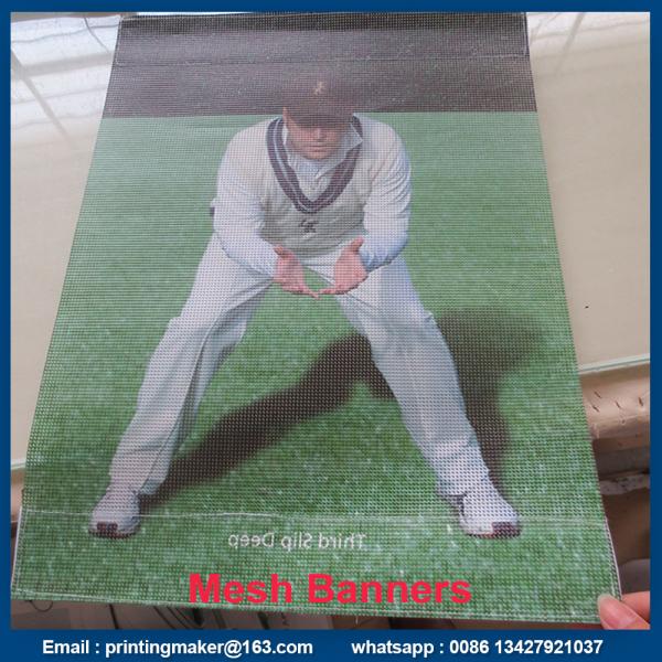 mesh fence banner Hanging PVC Mesh Fence Vinyl Promotional Banner