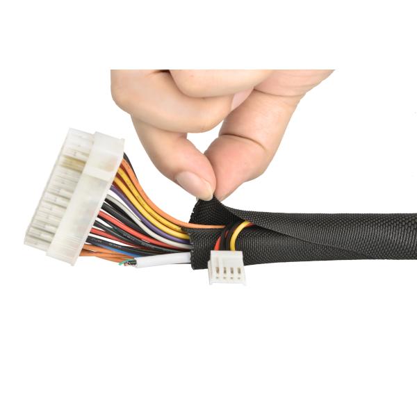 Гибкая собственная личность создавая программу-оболочку Sleeving обруча заключения собственной личности кабеля Sleeving сплетенный тканью