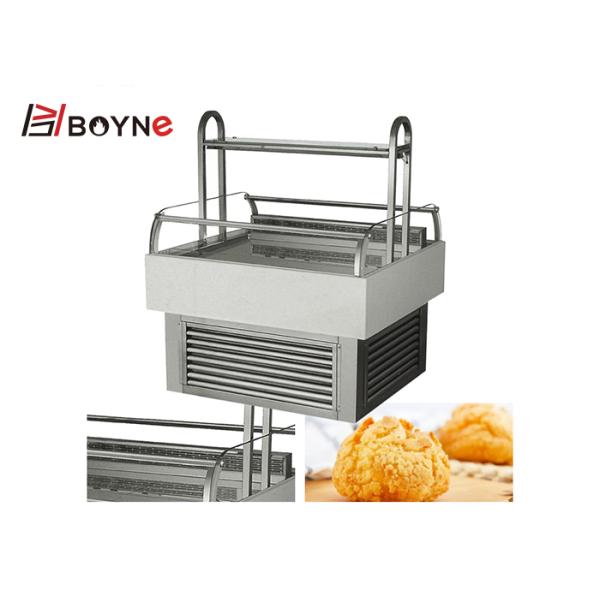 Тип шкаф пола витринного шкафа торта воздушного охлаждения R134A пекарни с раздвижной дверью