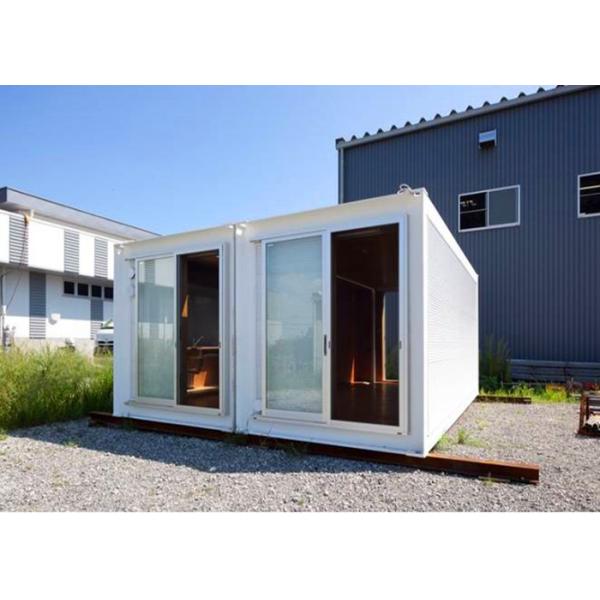 Steel Door Custom Container House Glass Wall 36W Double Tube Lamp For Tourism