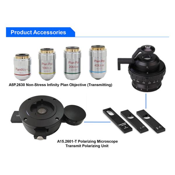 Свет поляризовывая микроскопа передавая