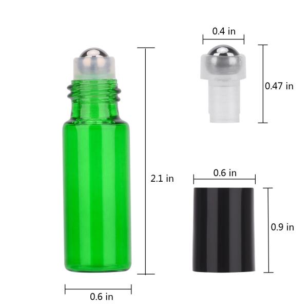Smooth Thick Essential Oil Dropper Bottles Corrosion Resistant