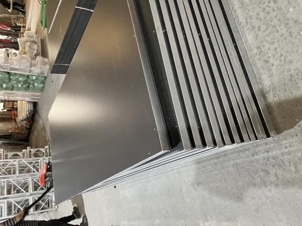 4ft X 8ft Portable Event Stage Platform Aluminum Glass Stage Platform