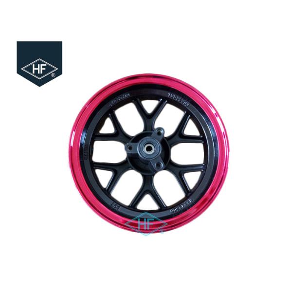 Custom Rear 10 Inch Motorcycle Wheel , Rims Scooter Motorcycle Front Wheel 