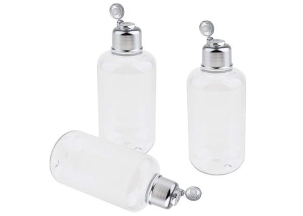 9oz 270ml PET Plastic Bottle For Cosmetic Packaging With Sliver Screw Cap